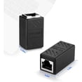 thumbnail image 5 of Paquete de 6 acopladores RJ45 Cat 6, extensor de Cable Ethernet, conector Ethernet en línea para Cable Ethernet Cat7 Cat6 Cat5e Cat5, 5 of 5