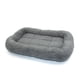 thumbnail image 5 of BRIGHTFUFU Camas para perros, manta cálida gris para mascotas pequeñas y medianas, colchoneta para dormir para gatos, cojín para colchón, 5 of 7