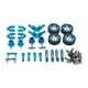 thumbnail image 2 of 1:28 de actualización Amortiguador Reemplazar bricolaje para 284131 K979 K989 Crawler , Blue Yotijar Partes de actualización de coches RC, 2 of 5