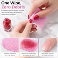 thumbnail image 4 of Lint Free Nail Wipes – 600 PCS Non-Woven Fabric Nail Cleaning Pads, Pink Lash Extensions Glue Cleaning Wipes, Soft Cotton Squares for Salon & Home Use – 4.37 Inch, 4 of 7