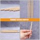 thumbnail image 5 of Mini Wooden Pillars Dollhouse Furniture Accessories for Stairs 4Pcs, 5 of 5
