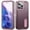 Purple+Pink, variant on ELEHOLD for iPhone 15 Pro Rugged Protective Case Multi Layer Shockproof Hidden Kickstand Hybrid Silicone Hard PC Cover for iPhone 15 Pro,Red+Black