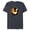 Navy Heather, variant on Marvel Venom Halloween Symbiote Pumpkin Jack-O’-Lantern - Short Sleeve Blended T-Shirt for Adults - Customized-Navy Heather
