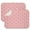 Pink Geometric Lattice, variant on Pink Geometric Lattice Pattern Dish Drying Mat for Kitchen 1 Pack, Ultra Absorbent Microfiber Dishes Drainer Mats,16"x18"
