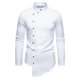 thumbnail image 2 of pstuiky Camisas de manga larga de invierno para hombre, Camisa informal de manga larga con cuello alto y botones a la moda para hombre Tops casuales para hombres s, 2 of 8