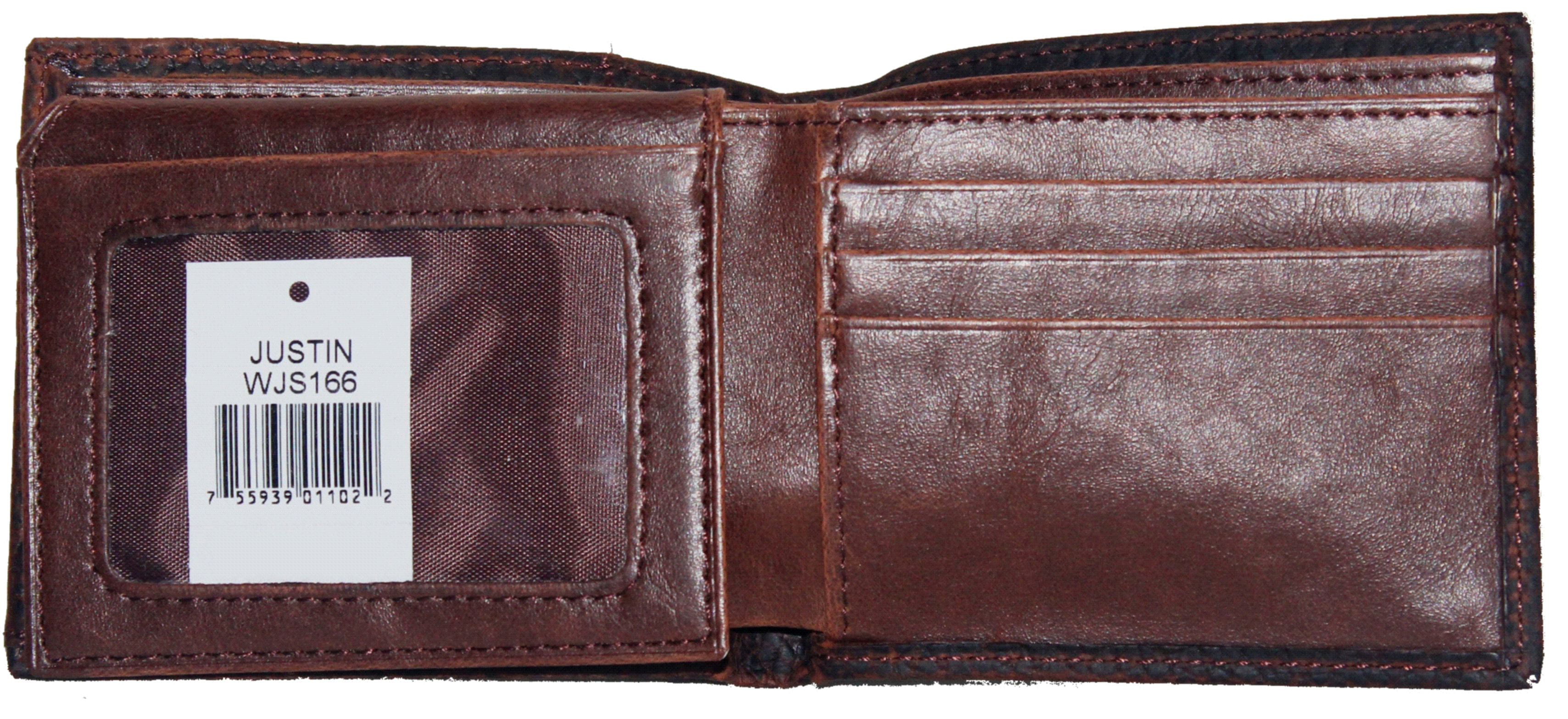 Custom 12 Gauge Shotgun Bi-fold Wallet Hair on Hide Brown