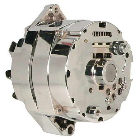 NEW DB Electrical ADR0336-C Alternator Chrome For Chevrolet General Motors 110 Amp 3-Wire Setup 65 67 68 69 70 71 72 73 74 75 76 77 78 79 80 81 82 83 84 85, Bbc Sbc Chevy Alternator 110 Amp 3 Wire Ho