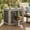 Gray, variant on 30" Dog Crate Furniture, Modern Indoor Side End Table with Waterproof Top, Steel Lock & Safety Corners, 360° Ventilation Pet Kennel