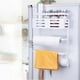 thumbnail image 2 of Estante De Refrigerador Multifuncional Blanco, Estante De Pared Lateral Para Lavadora De Horno Microondas Magnético De Hierro Forjado, Estante Grande Para Refrigerador Yuarrent HA027024-02, 2 of 7