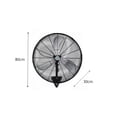 thumbnail image 2 of Ventilador de Pared Industrial AEROTEC 3 Aspas de Metal 30, 2 of 2