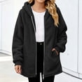 thumbnail image 2 of Sevevn Girls' Fleece Jackets Fall Winter Full Zip Hooded Long Sleeve Loose Warm Outerwear for Girls, 2 of 9