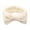 Beige, variant on Bowknot Headband Solid Color Ladies Wide Face Wash Headband Plush Headband, Pink