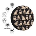 thumbnail image 4 of Naloa French Bulldog PVC Leather Spare Tire Wheel Cover for Car Truck SUV Camper Trailer Universal Fit many size16 inch, 4 of 6