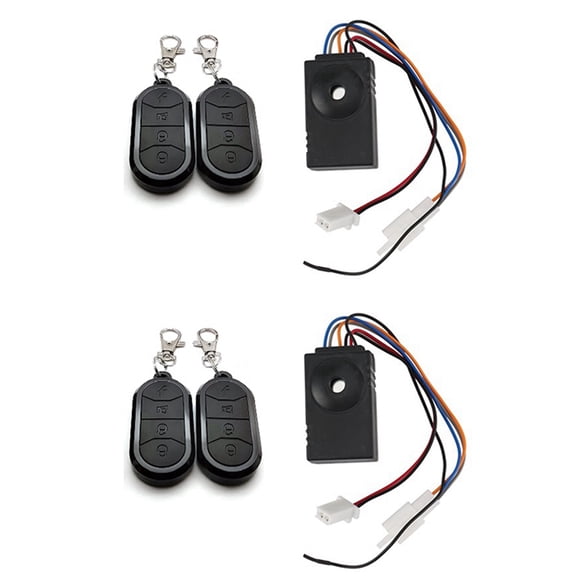 2X de Alarma Ebike Control Remoto Dual 36V 48V 60V 72V Accesorios de Alarma Reemplazo Universal de Bicicleta Eléctrica Impermeable
