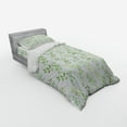 thumbnail image 2 of Ambesonne Green Bedding Set 3 Pcs, Symmetrical Olive Leaves, Twin, Green, 2 of 2