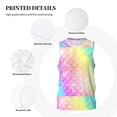 thumbnail image 3 of Sikiie Fish Scale Basketball Jersey Reversible Men's Mesh Athletic Sports Shirts Training Practice S-4XLMedium, 3 of 6