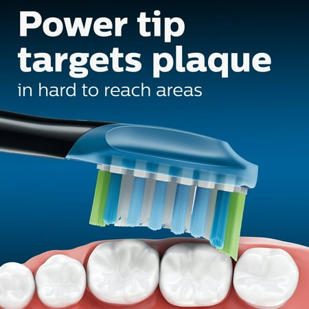 Philips Sonicare - Premium Plaque Control Brush Heads (2-Pack) - Black