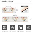 thumbnail image 3 of Yayeee Faucet Mat for Kitchen Sink 14.7" Diatomite Long Splash Guard Pad, Gray Cute Flower, 3 of 7