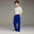 thumbnail image 2 of Cargo Pants For Boys Baggy Elastic Waist Jogger Boys Sweats Kids Hiking Pants Boys Uniform Pants Size 5-6 Years, 2 of 7