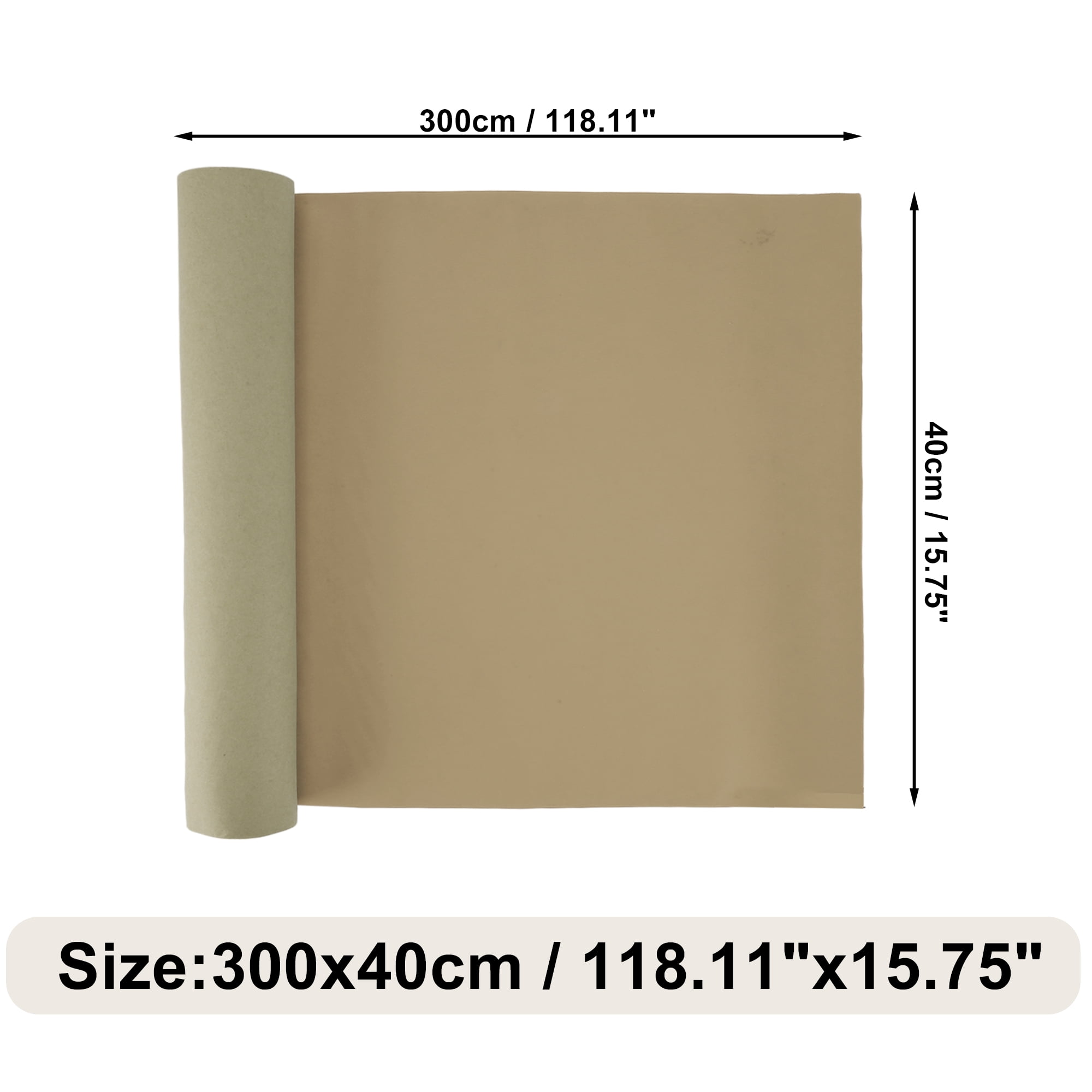 Unique Bargains Leather Repair Patch Tape, Self Adhesive Leather Repair for Furniture Couch Sofa Car Seats Office Chair Beige 118.11"x15.75"