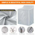 thumbnail image 6 of 2Pack Washer and Dryer Covers, Portable Washer Cover with Zipper Design Dustproof Waterproof Laundry Covers for Washer and Dryer，Easy Use Fit for Most Front-loading Machine (2pcs(Black)), 6 of 12