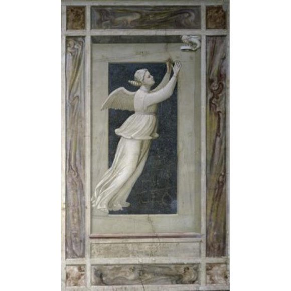 Posterazzi SAL263386 Hope Giotto Di Bondone C 1266-1337 Florentine Fresco Arena Chapel Cappella Degli Scrovegni Padua Print - 18 x 24 in.