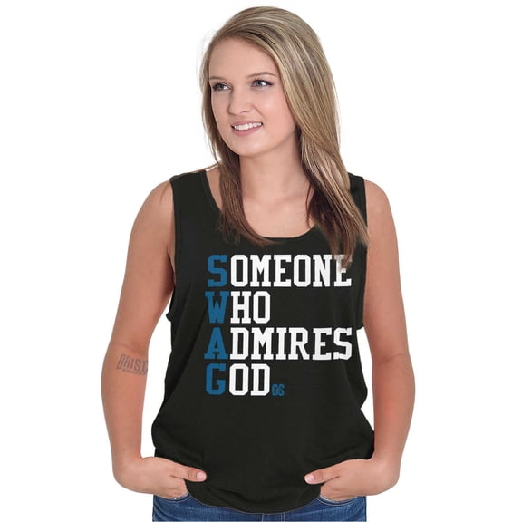 Someone Who Admires God Christian Tank Top T Shirts Men Women Brisco Brands S