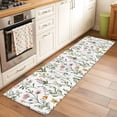 thumbnail image 2 of Runner Rugs 2x6 Ft, Spring Summer Floral Non Slip Area Rugs for Kitchen Bedroom Entryway, Farmhouse Botanical Butterflies Washable Carpet Runner Rug Floor Mats for Bedroom Home Decor, 2 of 9