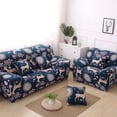 thumbnail image 3 of Cubierta de Deslizamiento para Muebles de Sofá Elástico - Lavable a , Anti ácaros, Elástico de Poliéster Estirable Venado de Navidad de 3 plazas Macarena Funda de sofá, 3 of 8
