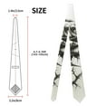 thumbnail image 3 of Gaeub Black And White Rose Men's Classic Woven Jacquard Necktie Perfect for Weddings & Parties, 3 of 7