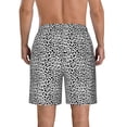 thumbnail image 3 of Naloa Black Leopard Men's Beach Shorts, Surfing shorts, Swim trunks, Quick Dry Swim Trunks for Surfing Beach Fun - X-Large, 3 of 9