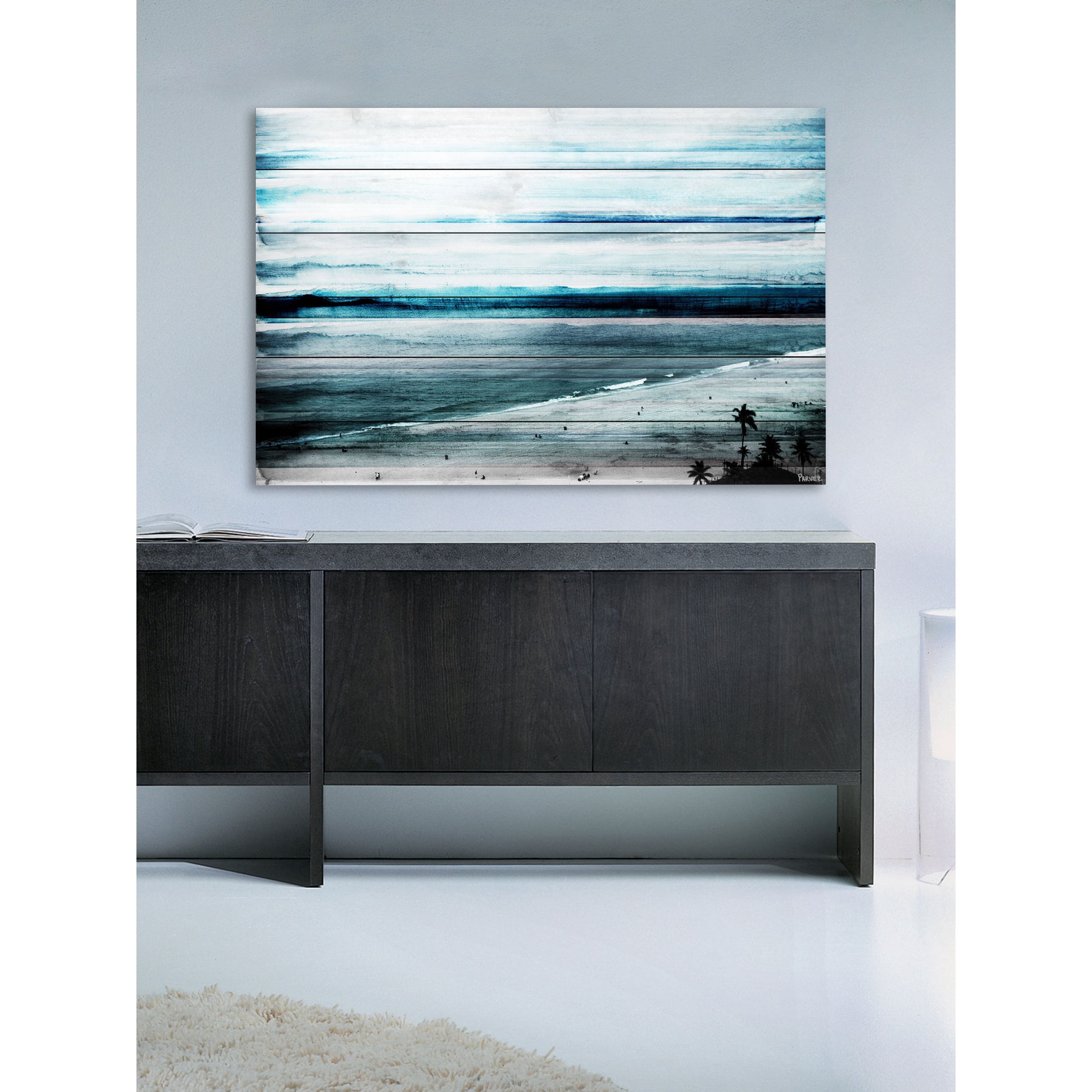 Parvez Taj Banda White Wood Wall Art