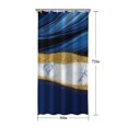 thumbnail image 5 of Blue and Gold Marble Glitter Waves Pattern Shower Curtain 36"x72" ,Bathroom Decorative Shower Curtains Set with 12 Hooks,Modern Waterproof Washable Shower Curtain, 5 of 6