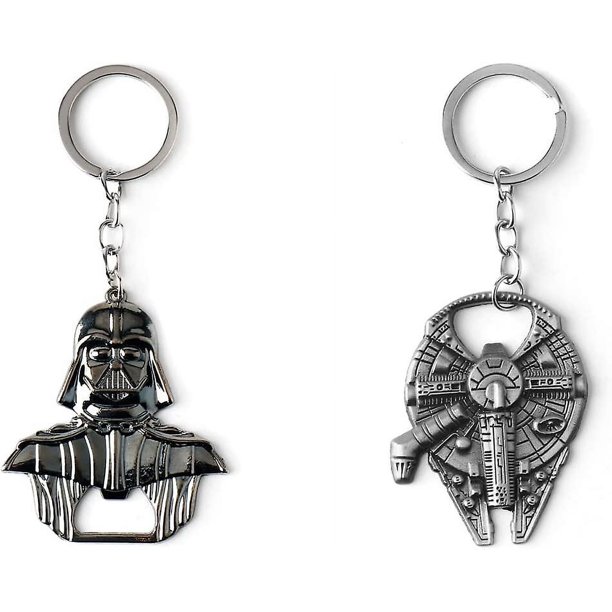 -BAbrebotellas Star Wars - Llavero Star Wars - Abrebotellas de cerveza Darth Vader Aleación manual 2 piezas