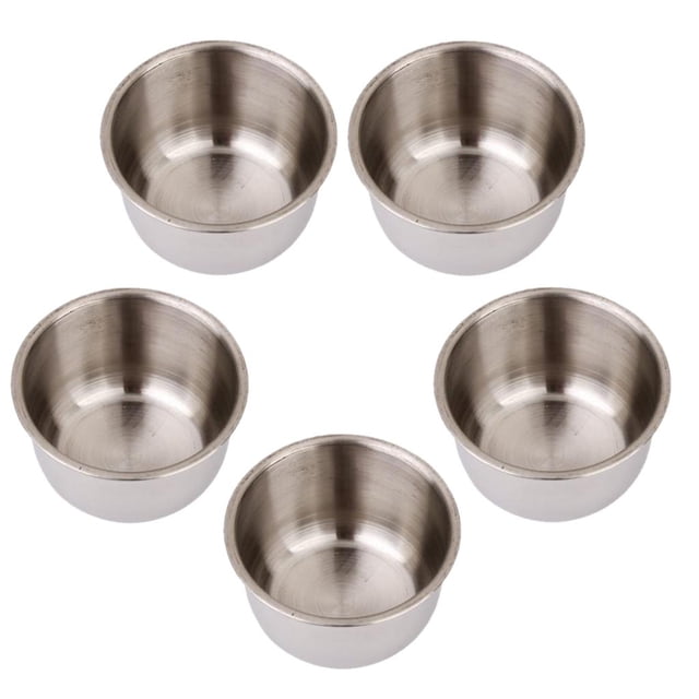 Tazón de Alimentación de Comida de Pájaros Yinane 5 Piezas Taza del alimentador de mascotas de Parrot