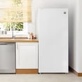 thumbnail image 4 of Kenmore 6 Cu Ft Convertible Upright Freezer/Refrigerator, Garage Ready with Adjustable Temperature Control for Food and Meat Storage in Kitchen, Basement or Utility Room, White, 4 of 7