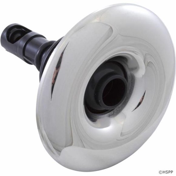 3 in. Thread-In, Scallop Face, Directional, Stainless Jet Internal, Black