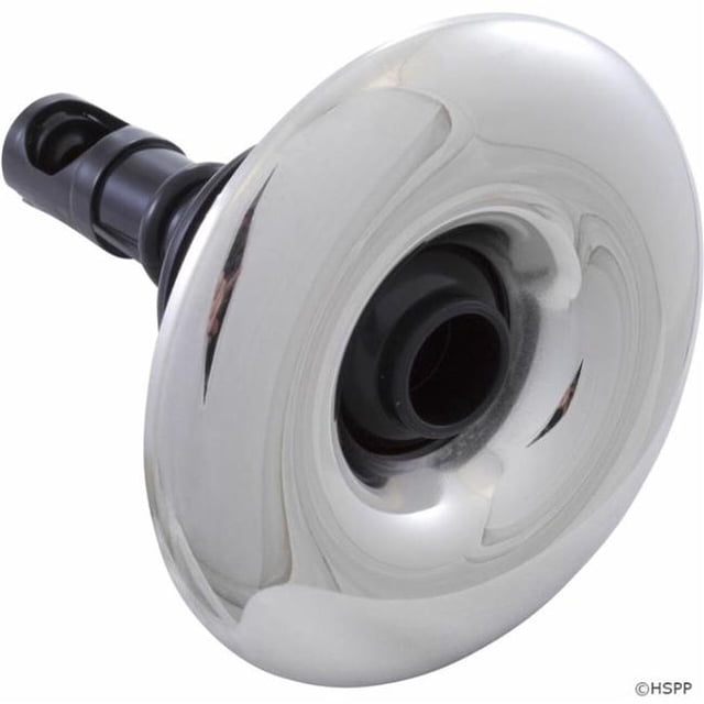 3 in. Thread-In, Scallop Face, Directional, Stainless Jet Internal, Black