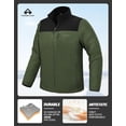 thumbnail image 4 of Pioneer Camp Fleece Jacket Men Full Zip Polar Lightweight Windproof Casual Soft Warm Outwear Outdoor Coat with Chest Pocket, 4 of 7