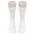 thumbnail image 4 of Diabetic Socks Unisex - Men's and Women Non Skid Hospital Loose Fitting Design, Physician Approved Slipper Socks With Gripper Bottoms - 12 Pack - Gripper socks (White Skid 2, 13-15), 4 of 5