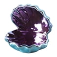 thumbnail image 1 of Plato de cerámica con forma de concha para guardar joyas, organizador de joyas, cuenco para llaves de entrada, bandeja para anillos, pendientes,, 1 of 8