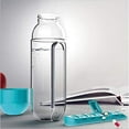 thumbnail image 2 of Pastillero diario con botella de agua, caja de almacenamiento de medicamentos y combinación de botella de agua para exteriores, gimnasio, viajes (azul), 2 of 5
