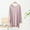Pink, variant on VOONCAS Womens Tops Crew Neck Fall Winter Casual Long Sleeve Modal Solid Green Going Out Tops for Women Size Free Size