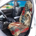 thumbnail image 3 of Binienty Vintage Eagle American Flag Towel Seat Covers For Trucks For Hiking Gym Swimming Highly Absorbent Waterproof Car Sweat Towel Seat Cover for Van SUV Sedan, 3 of 8