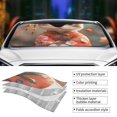 thumbnail image 5 of Fuzoiu Adorable Kitten In Kimono Print Car Windshield Sun Shade,Block Uv Rays Sunshade,Foldable Front Window Sun Visor Protector for Car,SUV,Truck-Keep Vehicle Cool-Adorable Kitten In Kimono, 5 of 8