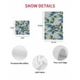 thumbnail image 7 of Blueberry Spring Leaves Kitchen Dish Towels for Drying Dishes Set of 3, Grey Botanical Branches Waffle Weave Microfiber Hand Tea Bathroom Towels Quick Dry & Absorbent Towel 12x12, 7 of 7