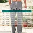 thumbnail image 3 of Deals of The Day Clearance! Men's Casual Fashion Loose Ventilate Drawstring Pockets Outdoors Exercise Straight Barrel Pants, Comfortable Outdoor Pants for Hiking, Sports, or Workouts, 3 of 8