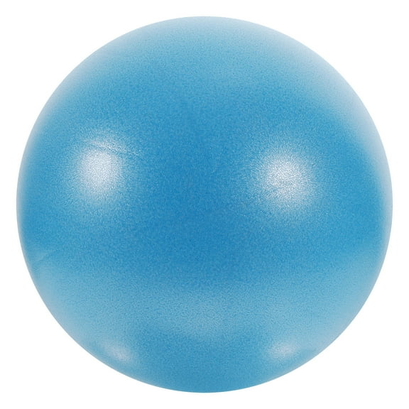 OULII Blue PVC Pilates Ball for Home Workout Core Exercise with Nonslip Surface and Portable Design