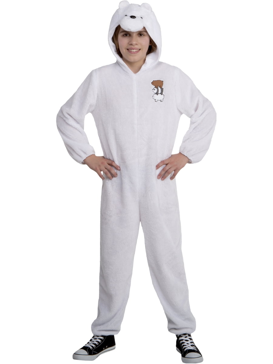 We Bare Bears Ice Bear Onesie Teen Costume XLarge 1416