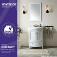 thumbnail image 4 of Anzzi 34 x 24 in. Montresor Bathroom Vanity Set, Rich White, 4 of 10